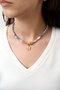 Heliophilia Silver Collar Multicolor con Cuerpo de Metal Lacado
